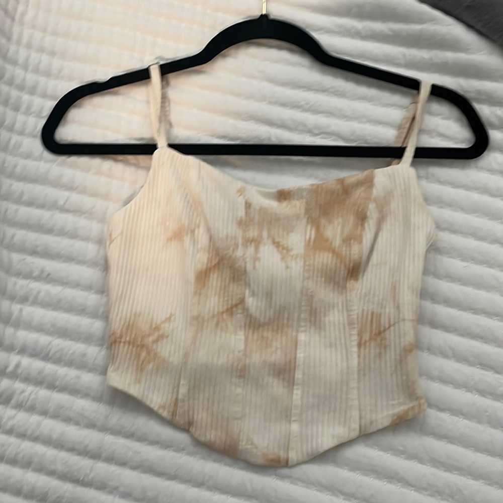 Tie dye corset